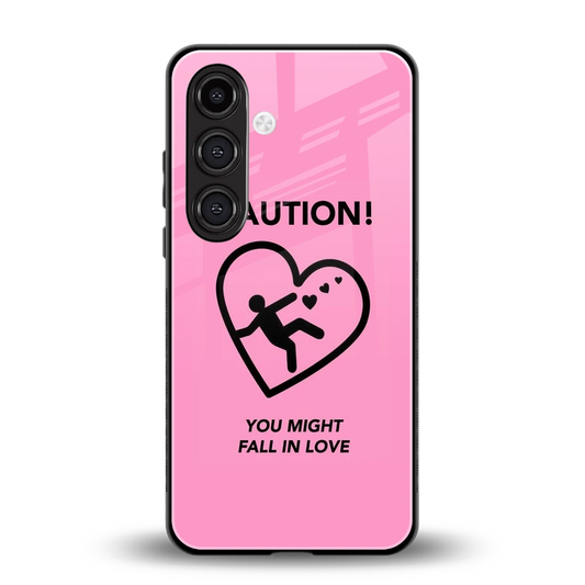 Love Ahead back phone cover | glass case for samsung galaxy s24