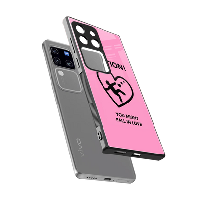 Love Ahead sleekvivo v30 pro cover with tempered glass back and TPU edges