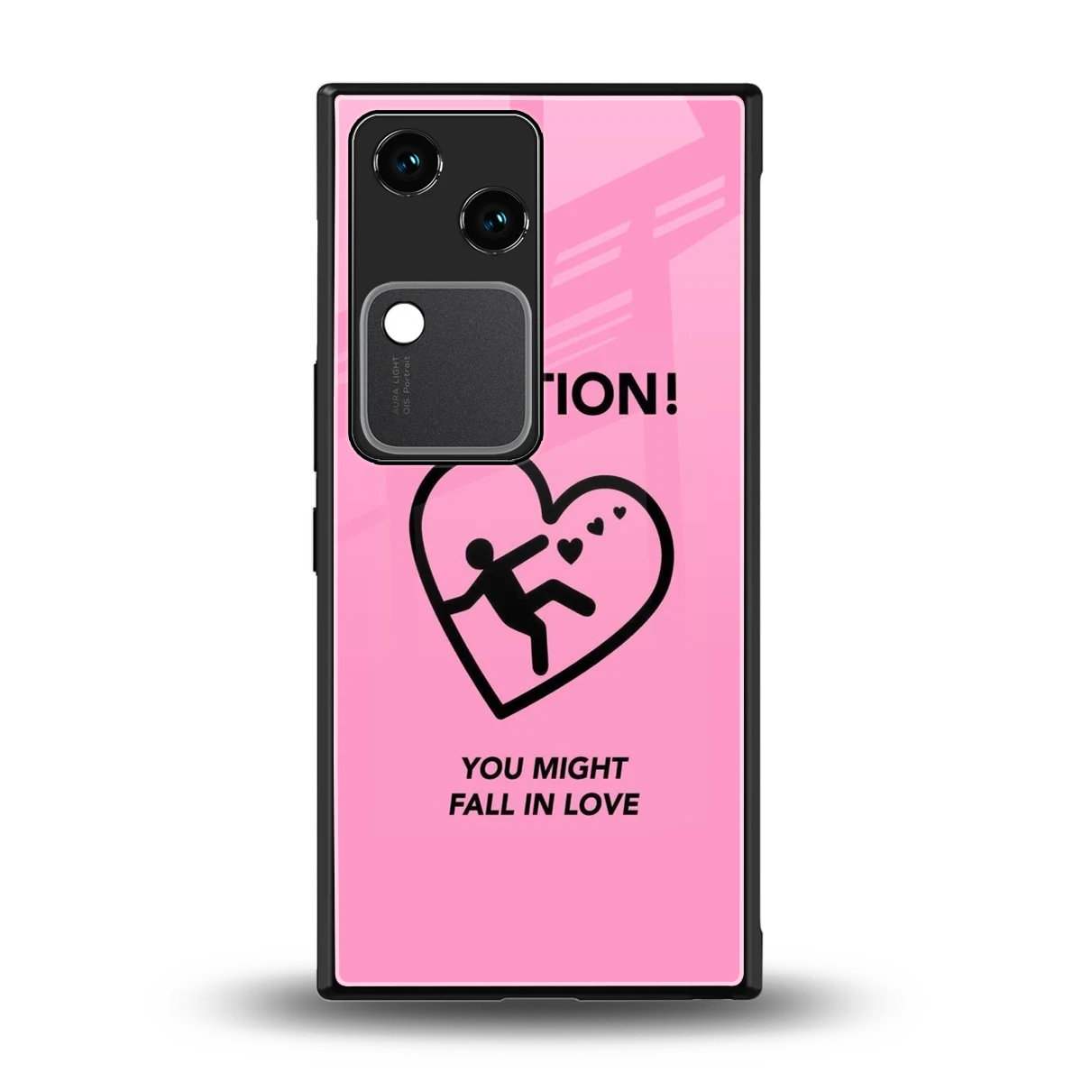 Love Ahead back phone cover | glass case for vivo v30