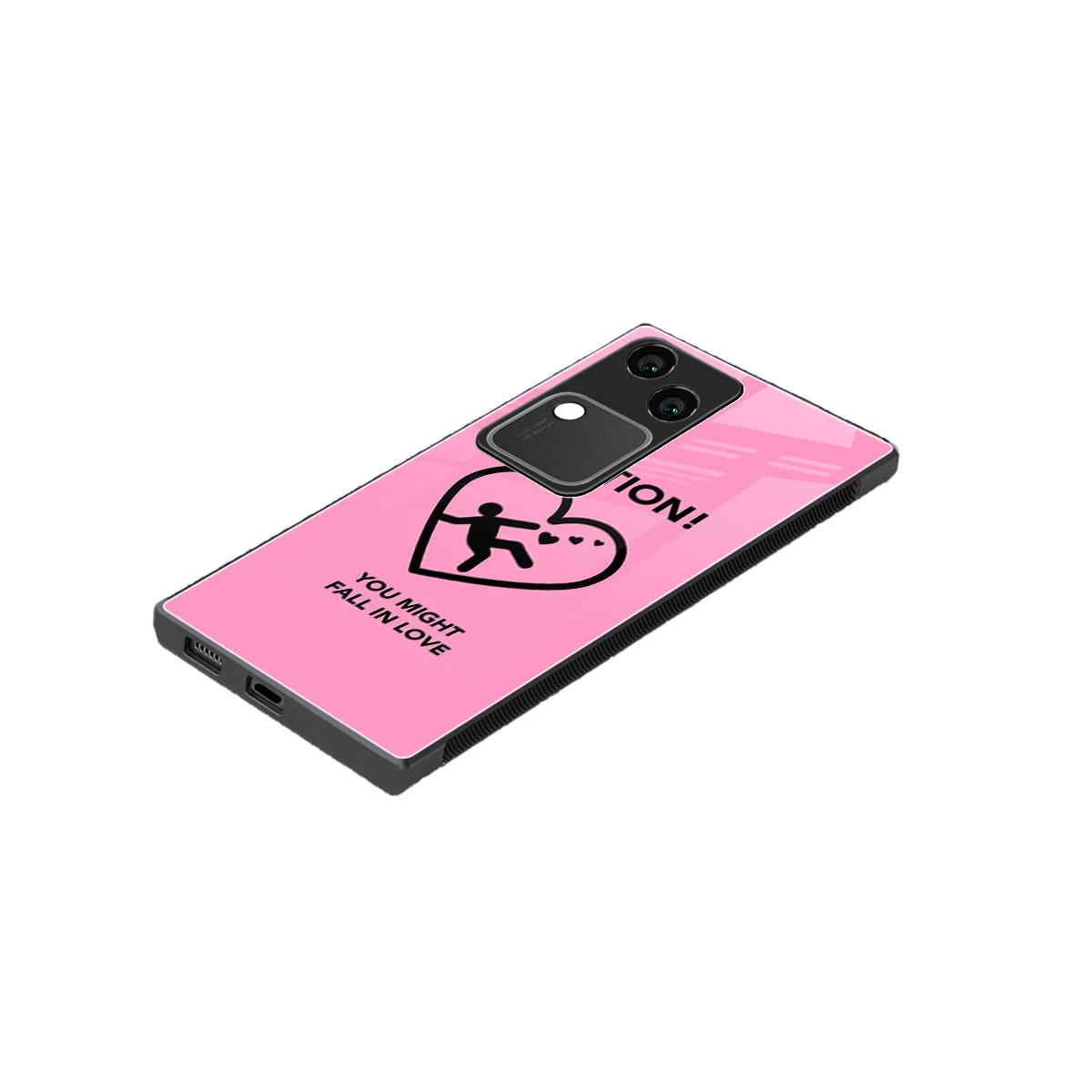 Love Ahead stylish phone case for vivo v30 | glossy glass and slim fit