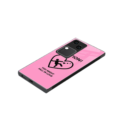 Love Ahead stylish phone case for vivo v30 | glossy glass and slim fit