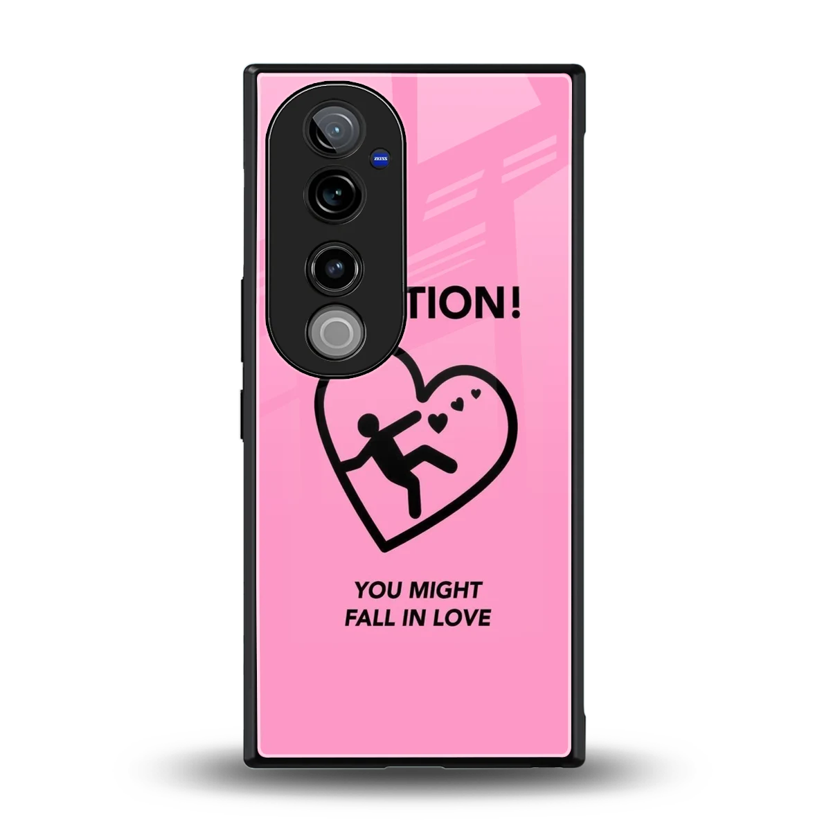 Love Ahead back phone cover | glass case for vivo v40 pro