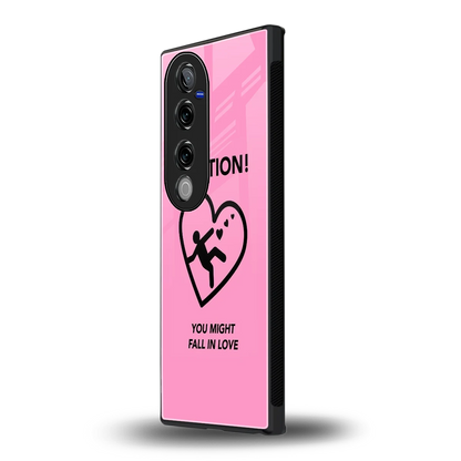 Love Ahead vivo v40 pro mobile cover | shockproof glass phone case