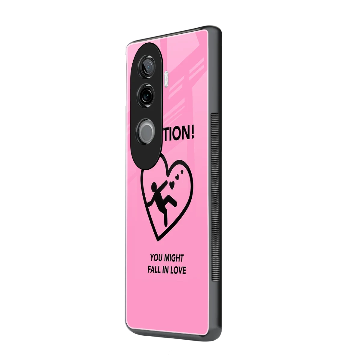 Love Ahead vivo v40e mobile cover | shockproof glass phone case