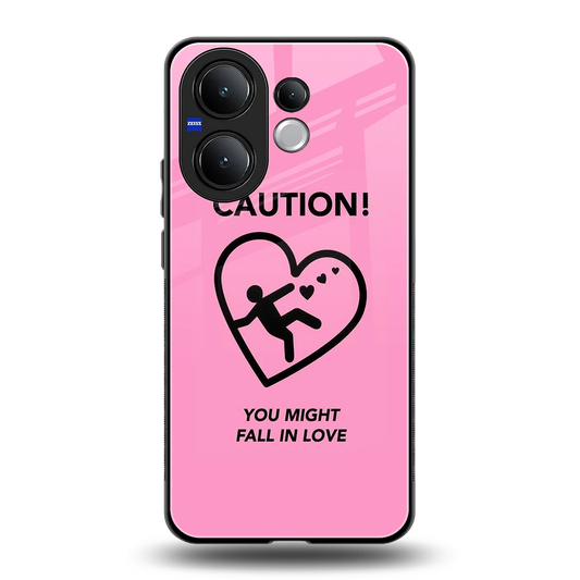 Love Ahead back phone cover | glass case for vivo v60