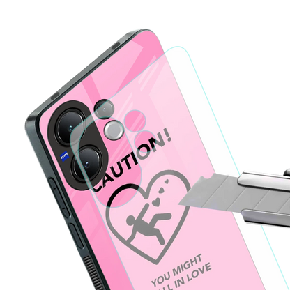 Love Ahead stylish phone case for vivo v60 | glossy glass and slim fit