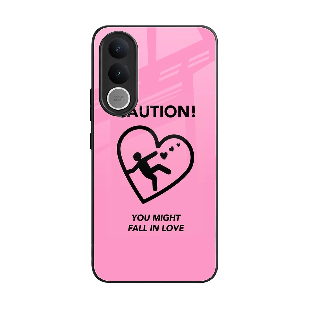 Love Ahead back phone cover | glass case for vivo v70 fe