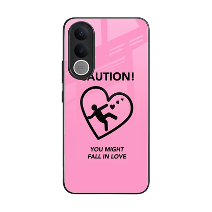 Love Ahead back phone cover | glass case for vivo v70 fe