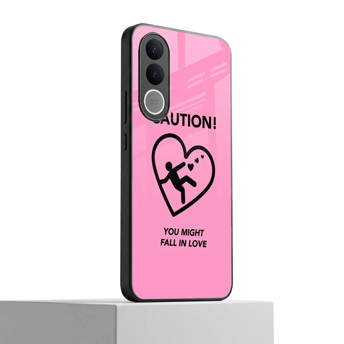 Love Ahead vivo v70 fe mobile cover | shockproof glass phone case