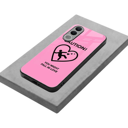 Love Ahead stylish phone case for vivo v70 fe | glossy glass and slim fit