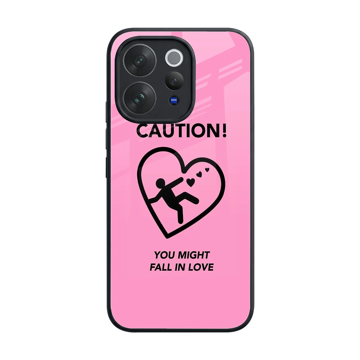 Love Ahead back phone cover | glass case for vivo v70 elite