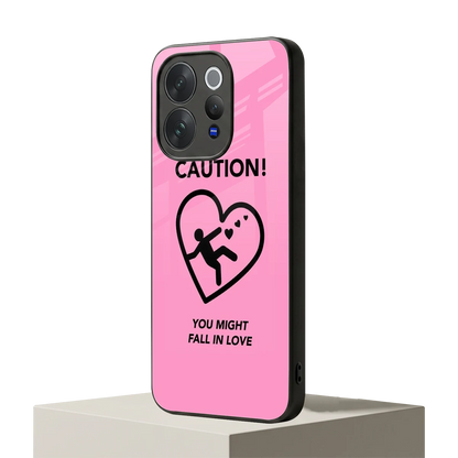 Love Ahead vivo v70 mobile cover | shockproof glass phone case