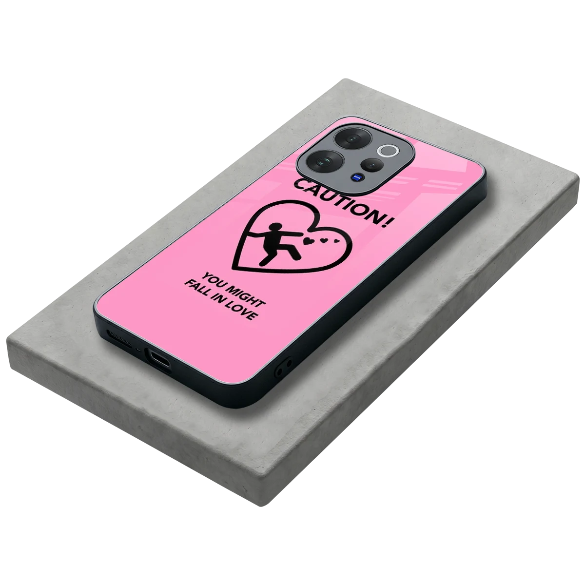 Love Ahead stylish phone case for vivo v70 elite | glossy glass and slim fit