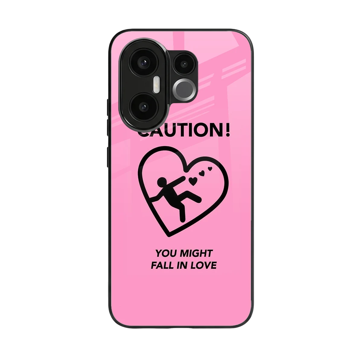 Love Ahead back phone cover | glass case for vivo x200 fe