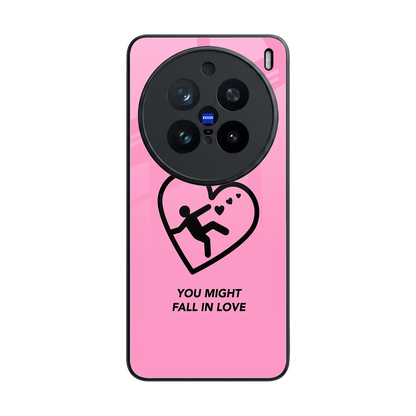 Love Ahead back phone cover | glass case for vivo x200 pro