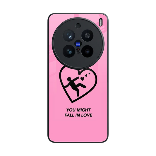 Love Ahead back phone cover | glass case for vivo x200 pro