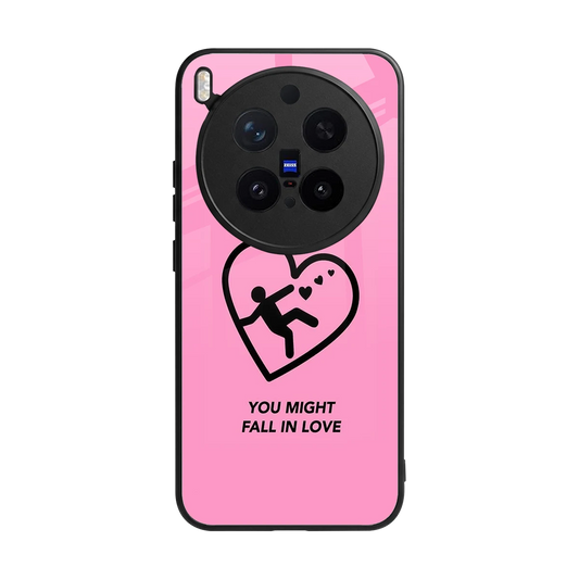 Love Ahead back phone cover | glass case for vivo x300 pro