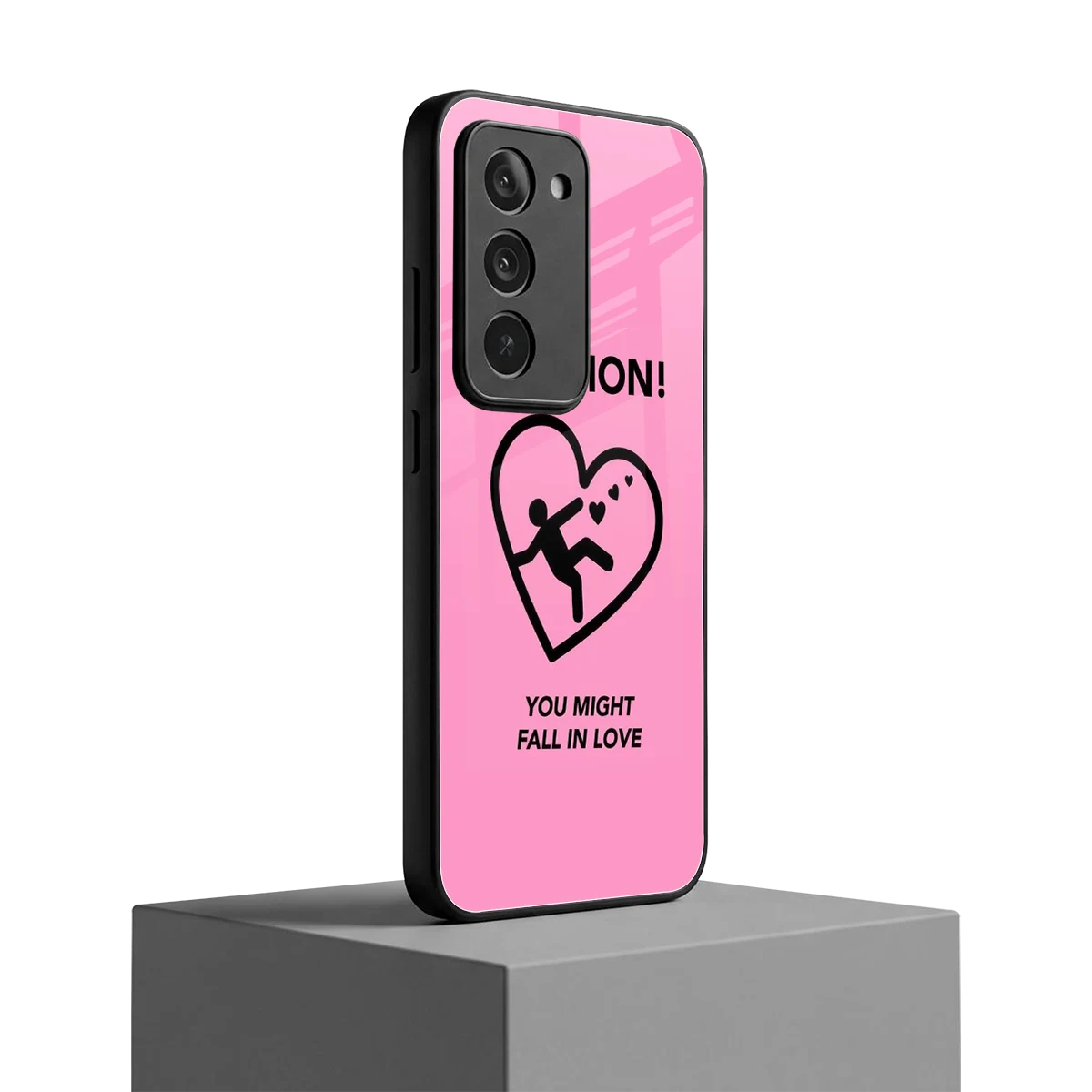 Love Ahead redmi 15 5g mobile cover | shockproof glass phone case