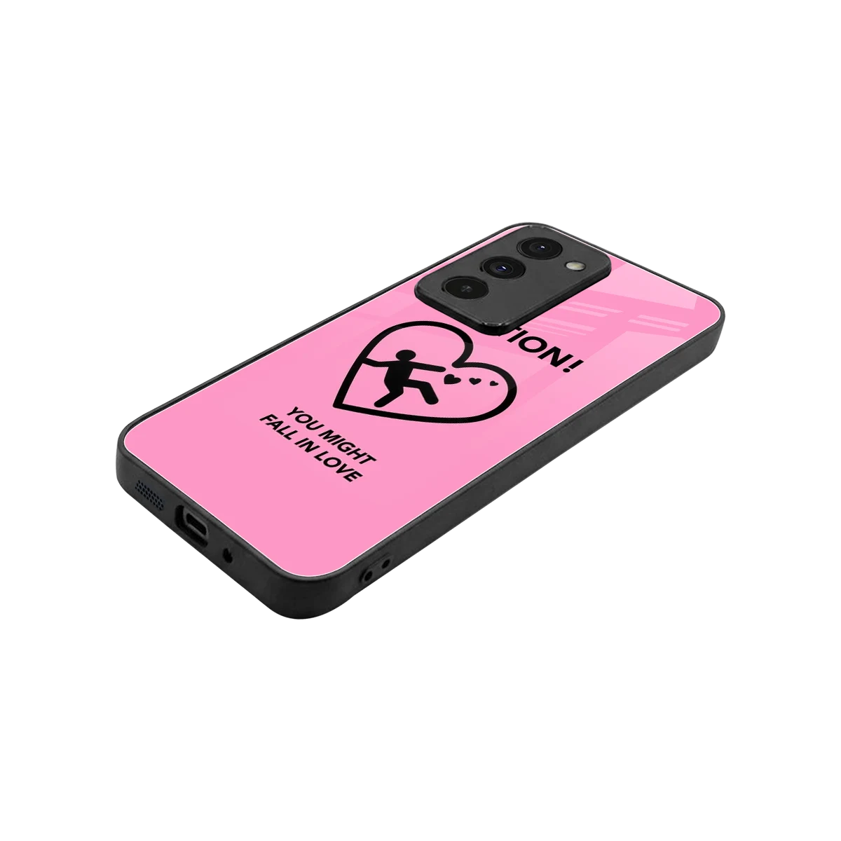 Love Ahead stylish phone case for redmi 15 5g | glossy glass and slim fit