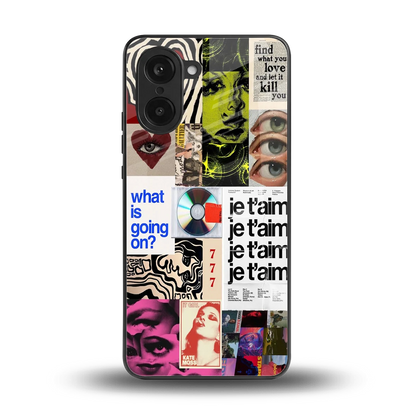 Love Chaos back phone cover | glass case for oneplus nord ce5 5g