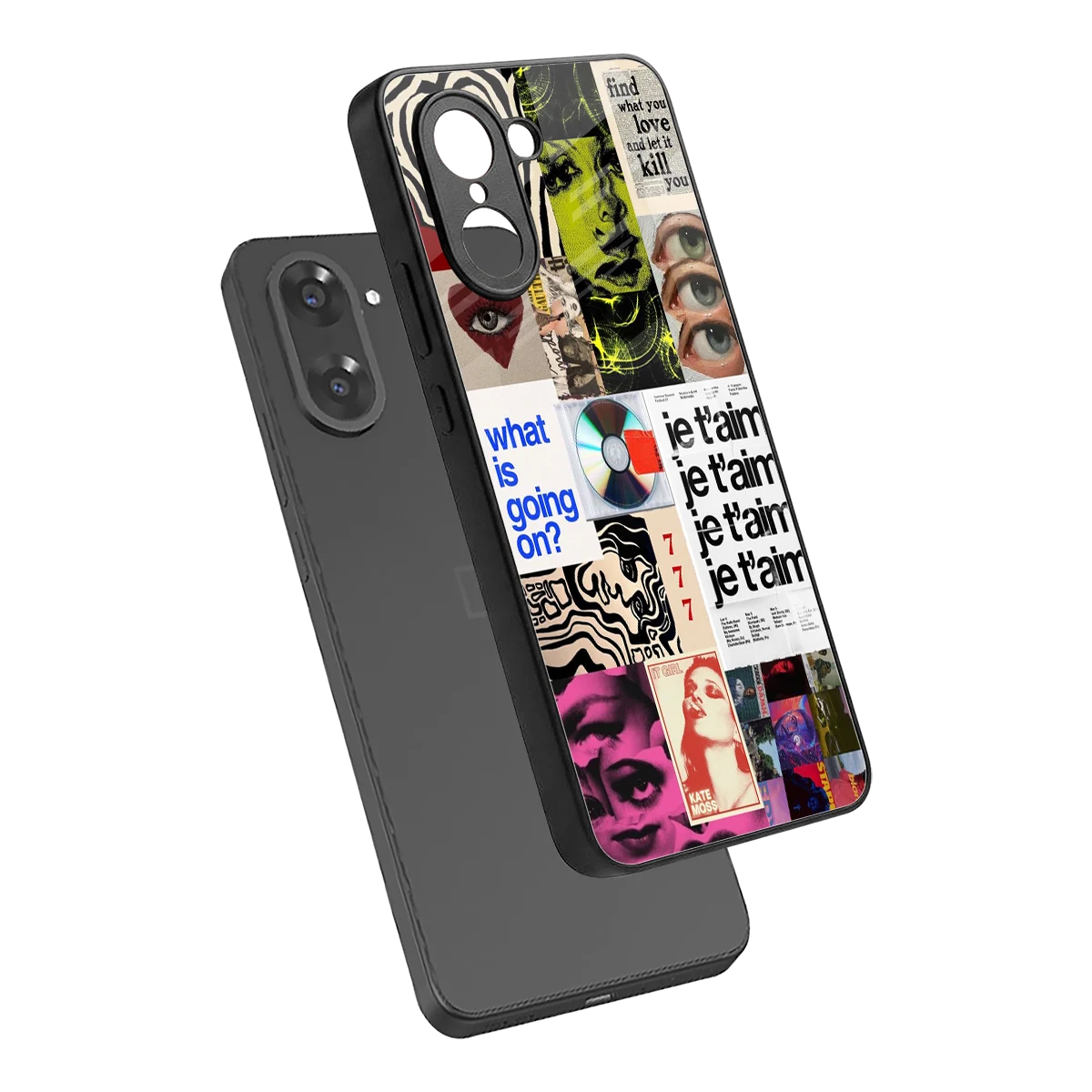 Love Chaos sleek oneplus nord ce5 5g cover with tempered glass back and TPU edges