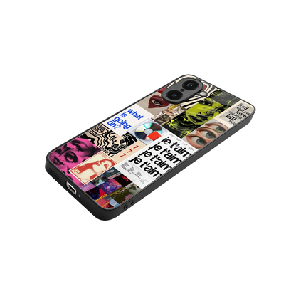 Love Chaos stylish phone case for oneplus nord ce5 5g | glossy glass and slim fit