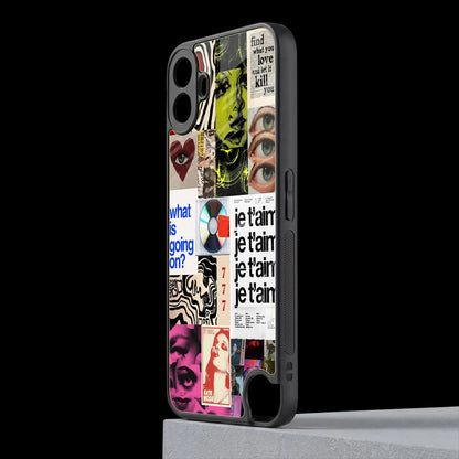 Love Chaos cmf nothing phone 1 mobile cover | shockproof glass phone case