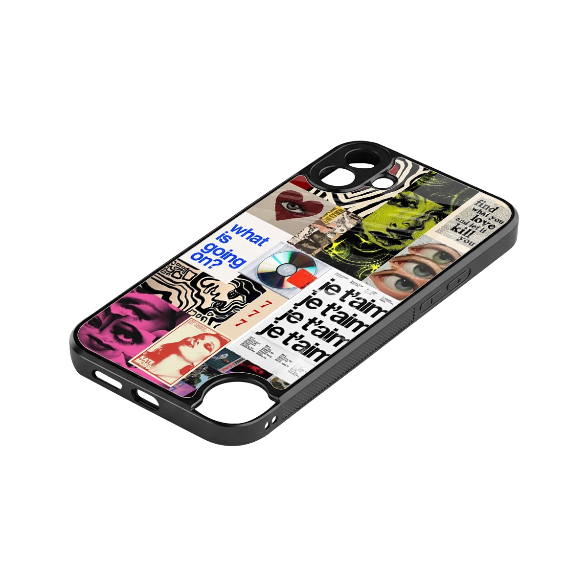 Love Chaos stylish phone case for cmf nothing phone 1 | glossy glass and slim fit