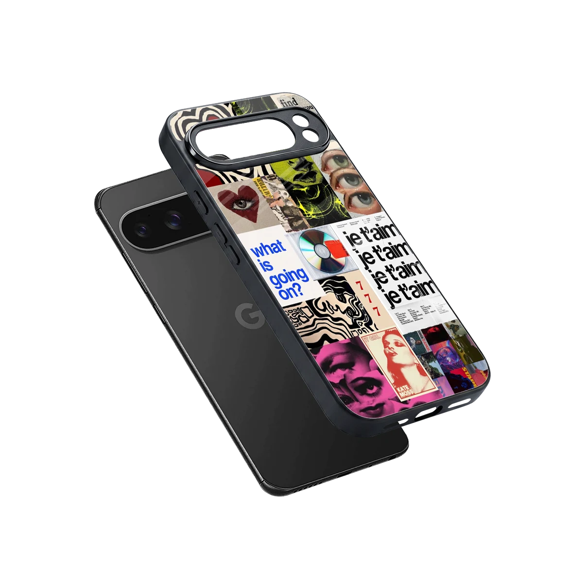 Love Chaos sleek google pixel 10 pro xl cover with tempered glass back and TPU edges