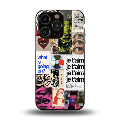 Love Chaos back phone cover | glass case for iphone 13 pro