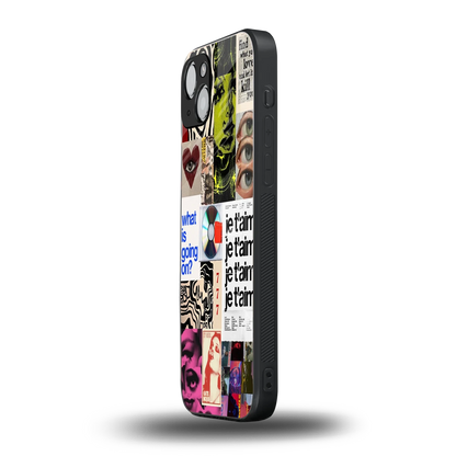 Love Chaos iphone 14 mobile cover | shockproof glass phone case