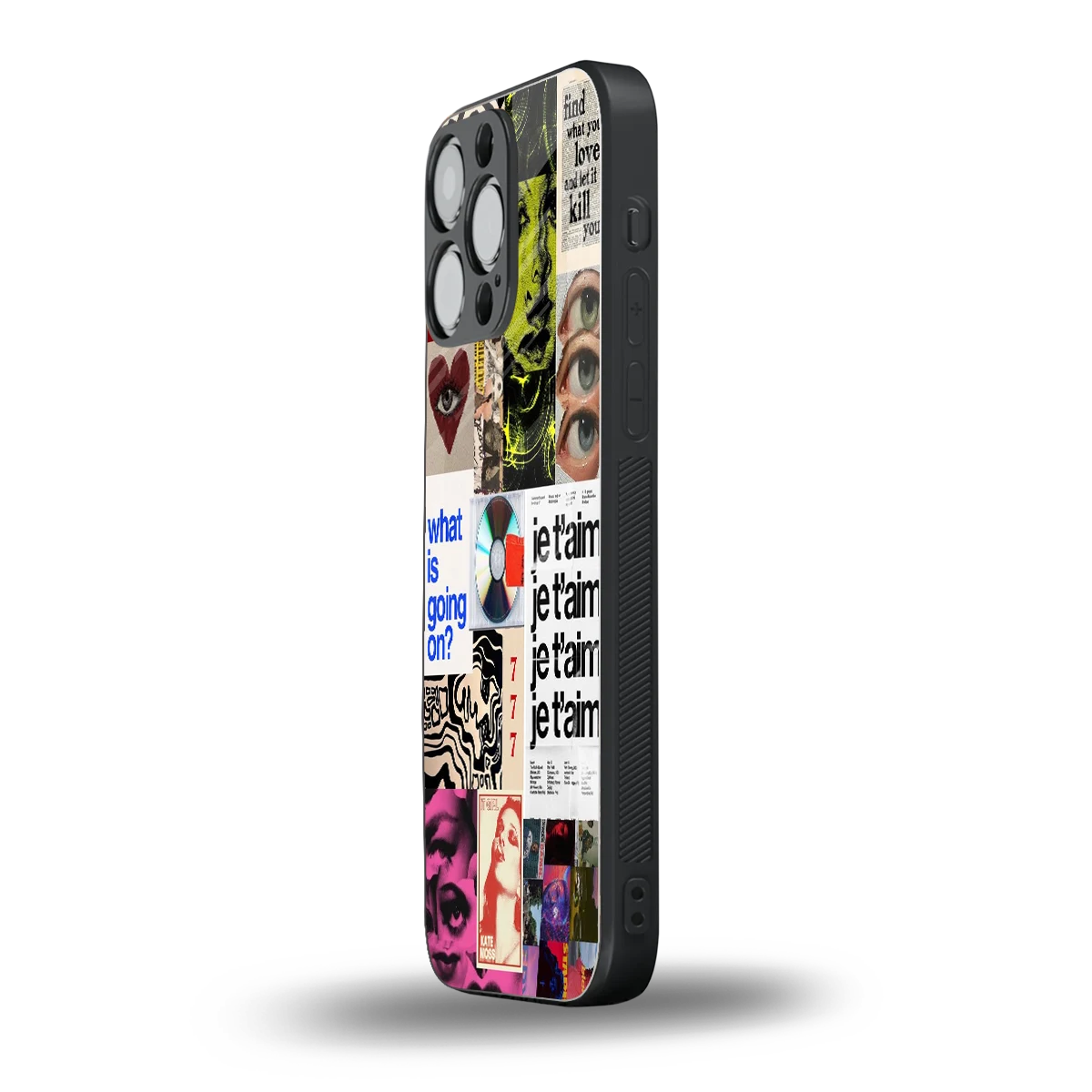 Love Chaos iphone 16 pro max mobile cover | shockproof glass phone case