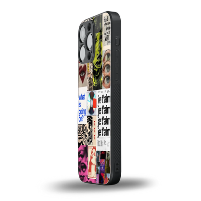 Love Chaos iphone 16 pro max mobile cover | shockproof glass phone case