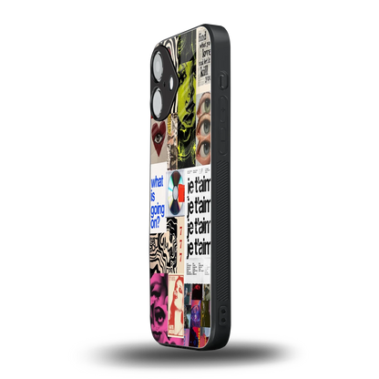 Love Chaos iPhone 16 mobile cover | shockproof glass phone case