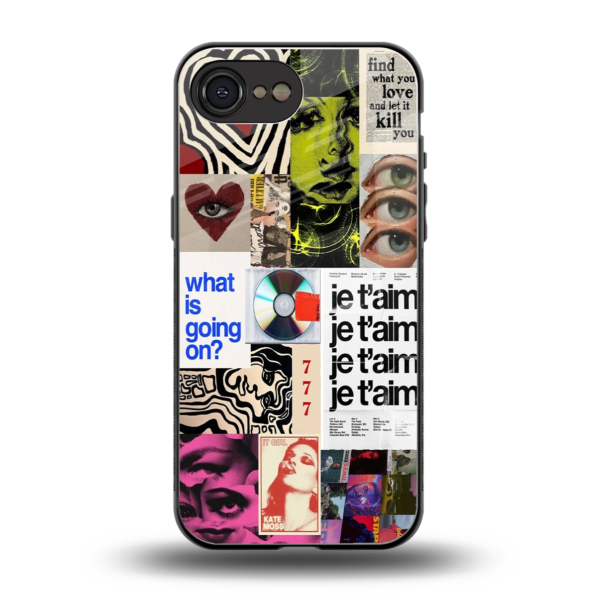 Love Chaos back phone cover | glass case for iphone 16e