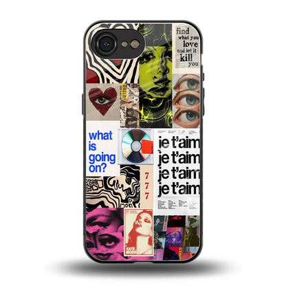 Love Chaos back phone cover | glass case for iphone 16e