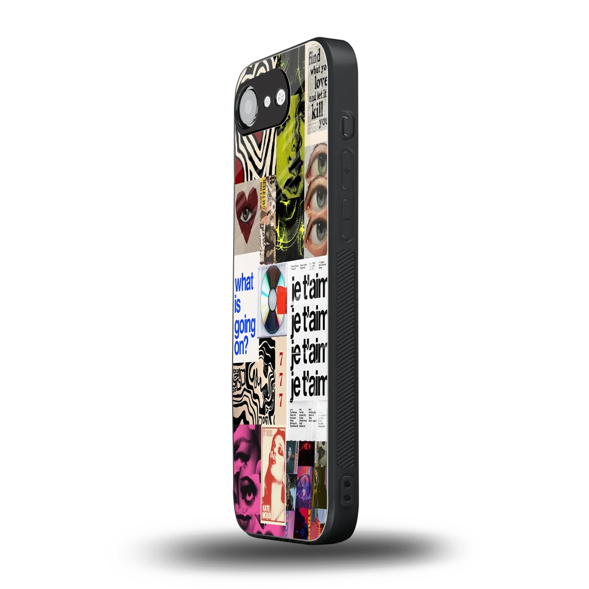 Love Chaos iphone 17e mobile cover | shockproof glass phone case
