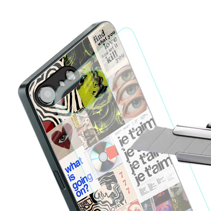Love Chaos stylish phone case for iphone 16e | glossy glass and slim fit