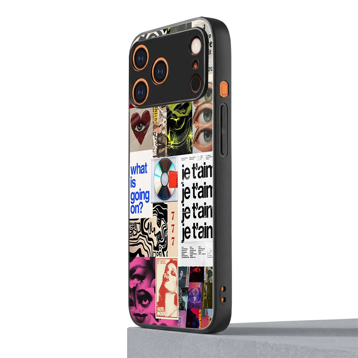Love Chaos iphone 17 pro mobile cover | shockproof glass phone case