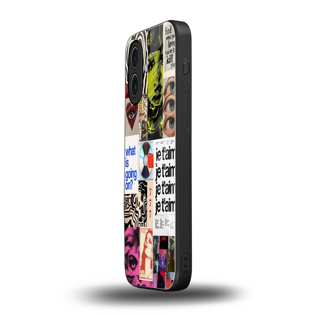 Love Chaos iphone 17 mobile cover | shockproof glass phone case