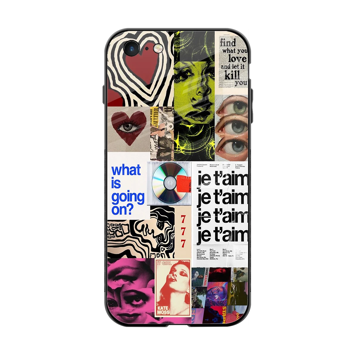 Love Chaos back phone cover | glass case for iphone 6