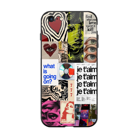 Love Chaos back phone cover | glass case for iphone 6