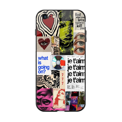 Love Chaos back phone cover | glass case for iphone 6s