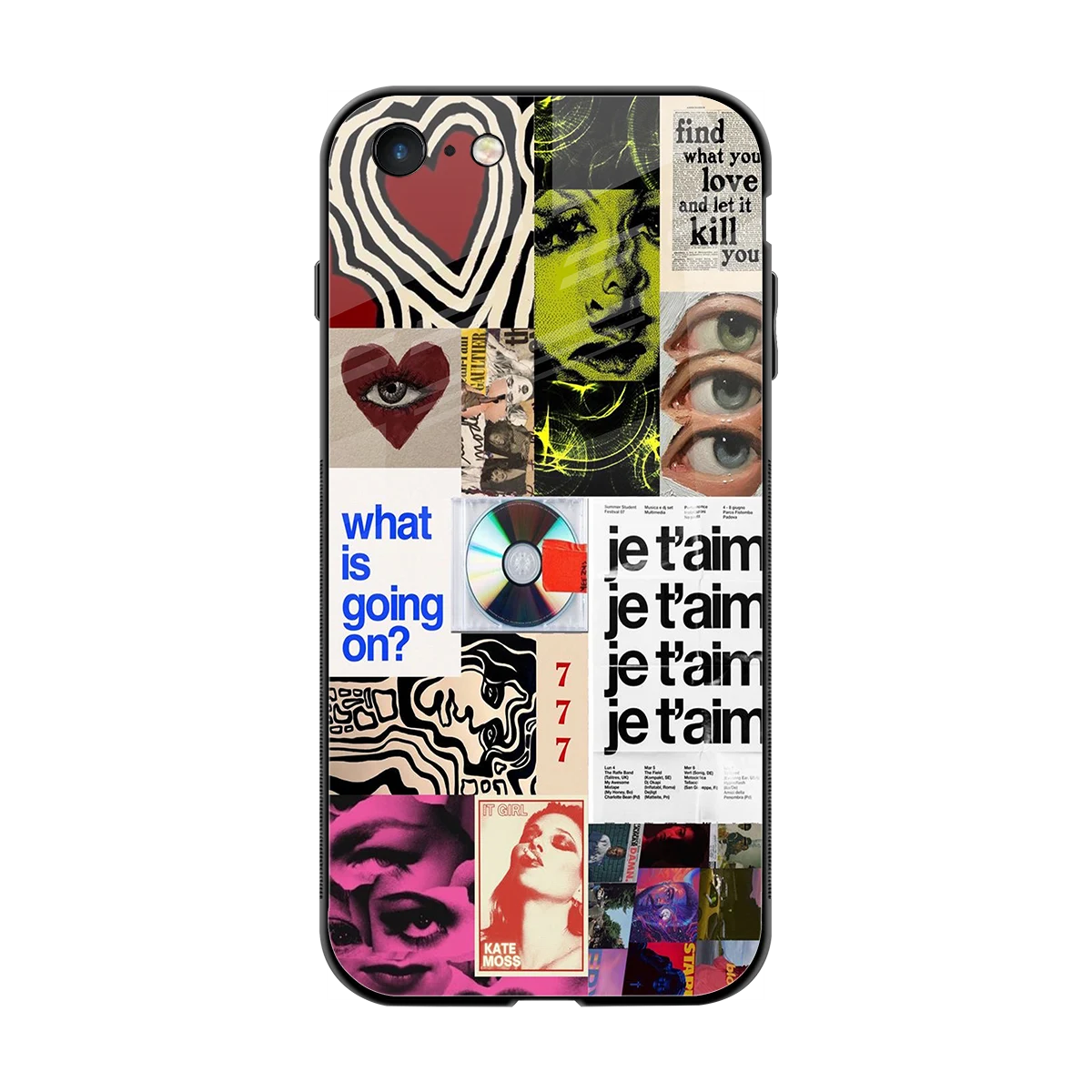Love Chaos back phone cover | glass case for iphone 7