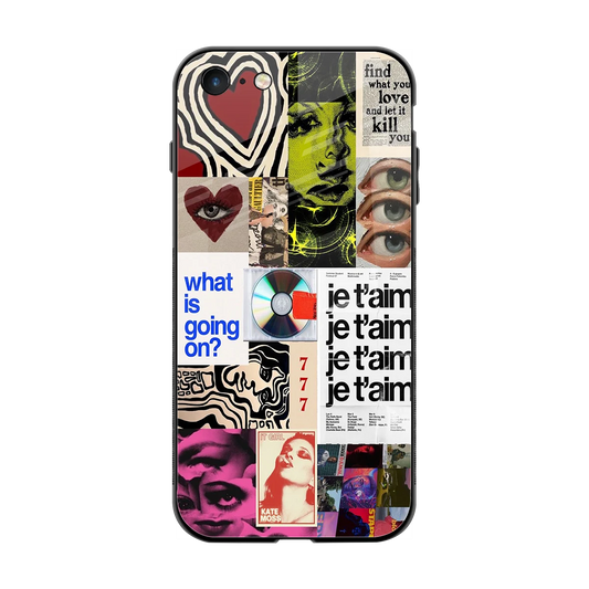 Love Chaos back phone cover | glass case for iphone 7