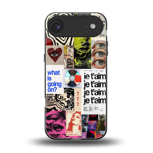 Love Chaos back phone cover | glass case for iphone air