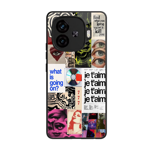 Love Chaos back phone cover | glass case for iqoo neo 10r 5g