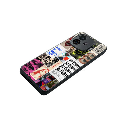 Love Chaos stylish phone case for iqoo neo 10r 5g | glossy glass and slim fit
