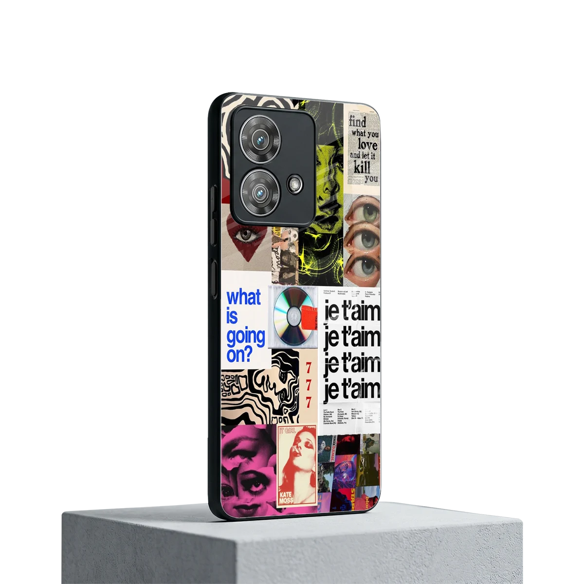 Love Chaos motorola edge 40 neo 5g mobile cover | shockproof glass phone case