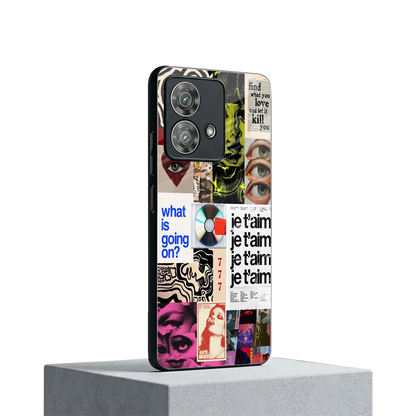 Love Chaos motorola edge 40 neo 5g mobile cover | shockproof glass phone case